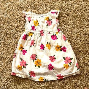 Baby girl Hawaiian- inspired floral dress